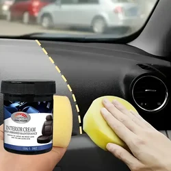 Crystal transparent automotive plastic repair agent - car interior and panel renewal wax coating, automobile polishing wax