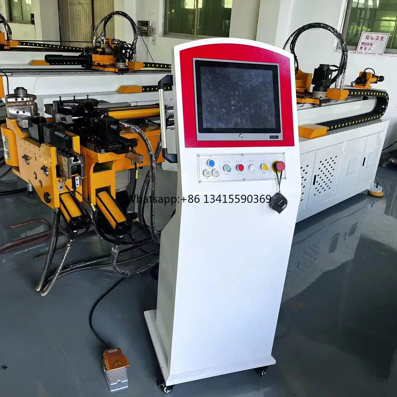 

DW89CNC 3A1S 3 Axis Automatic Stainless Steel Pipe Tube Bending Machine Car Exhaust Pipes Boiler Bender