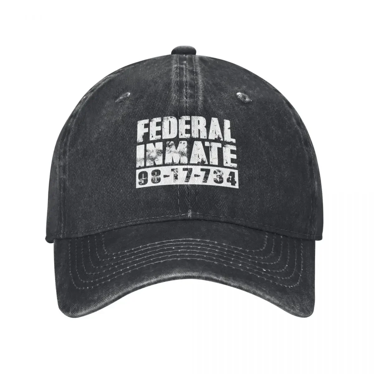 Federal Inmate 98-17-734 Baseball Cap New In Hat Snap Back Hat Baseball For Men Women's