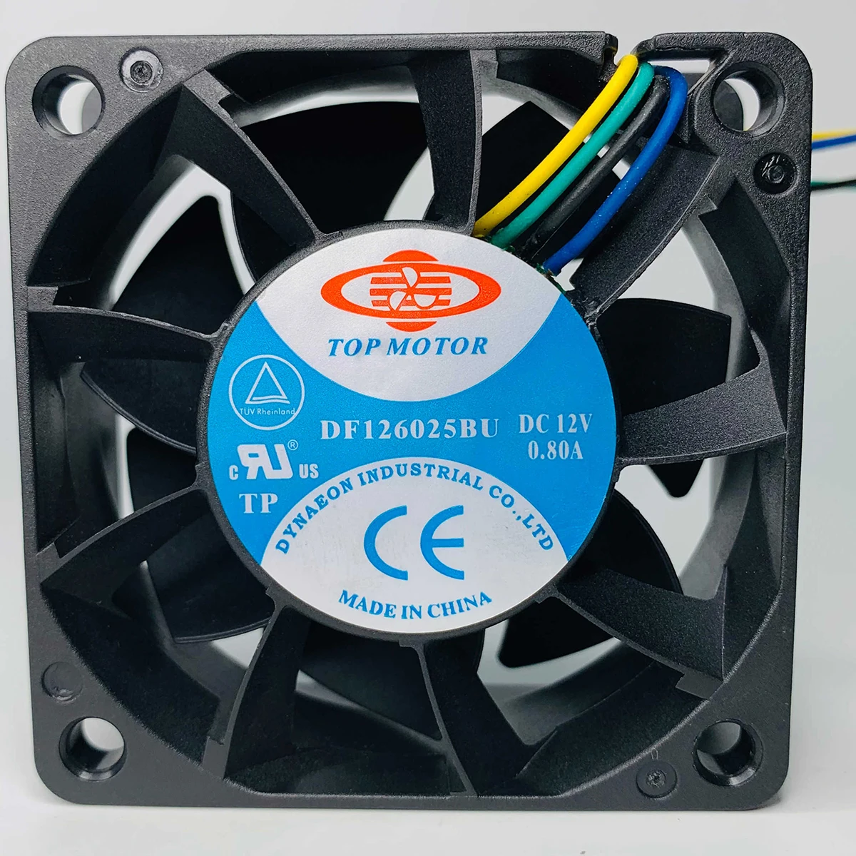 

TOP MOTOR DF126025BU 12V 0.8A Elevator Inverter Control Cabinet Cooling Fan