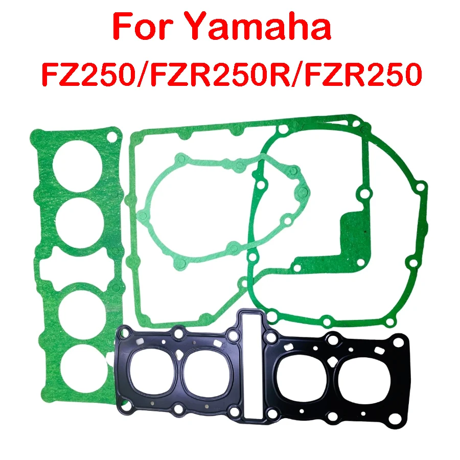 Motorcycle Head Cylinder Gaskets Kit Motorbike Engine Accessories Parts For YAMAHA FZR250 FZR250R FZR250RR 3LN 1HX FZR 250 R RR