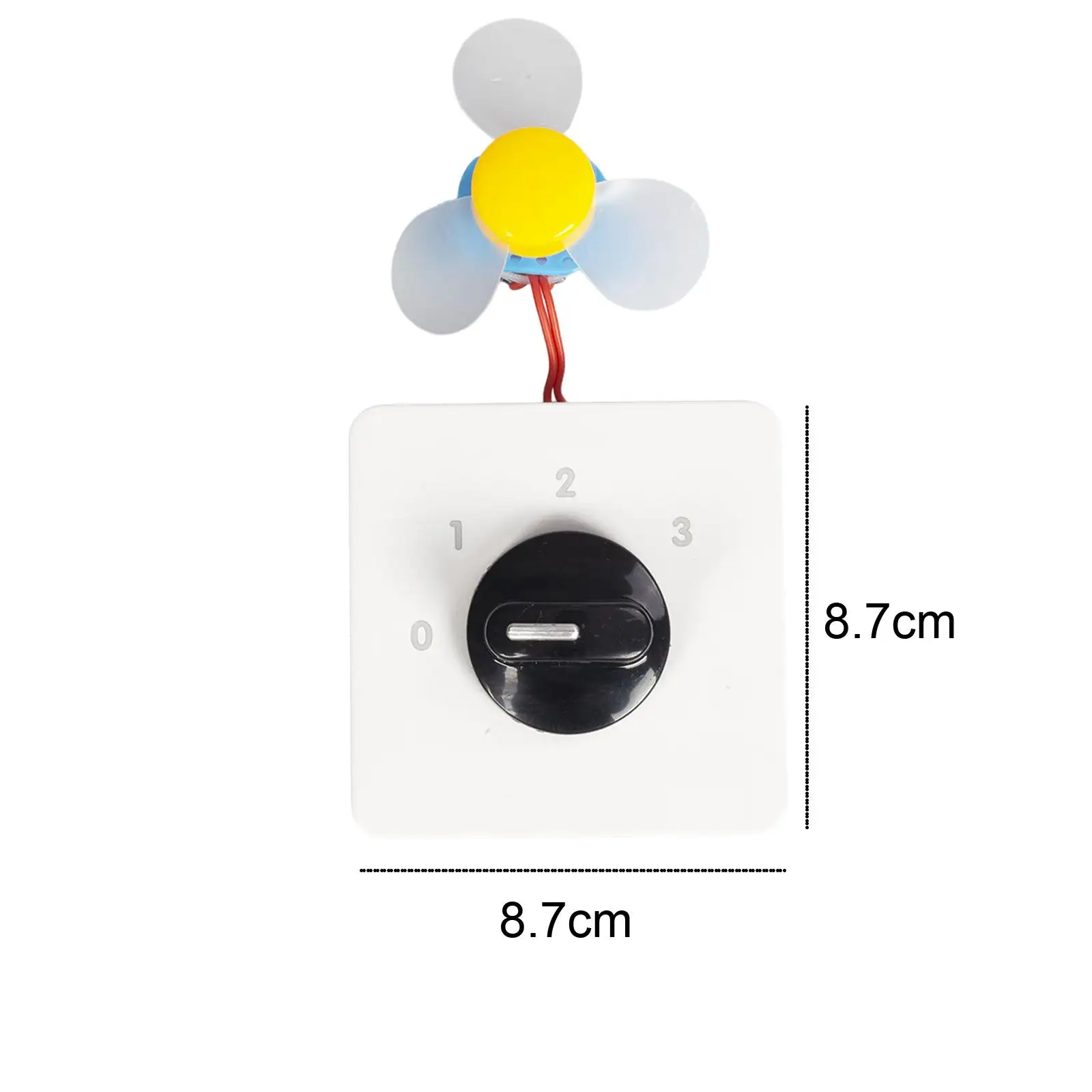 Small Fan with Rotary Knob for Busy Board DIY Accessories Material Children