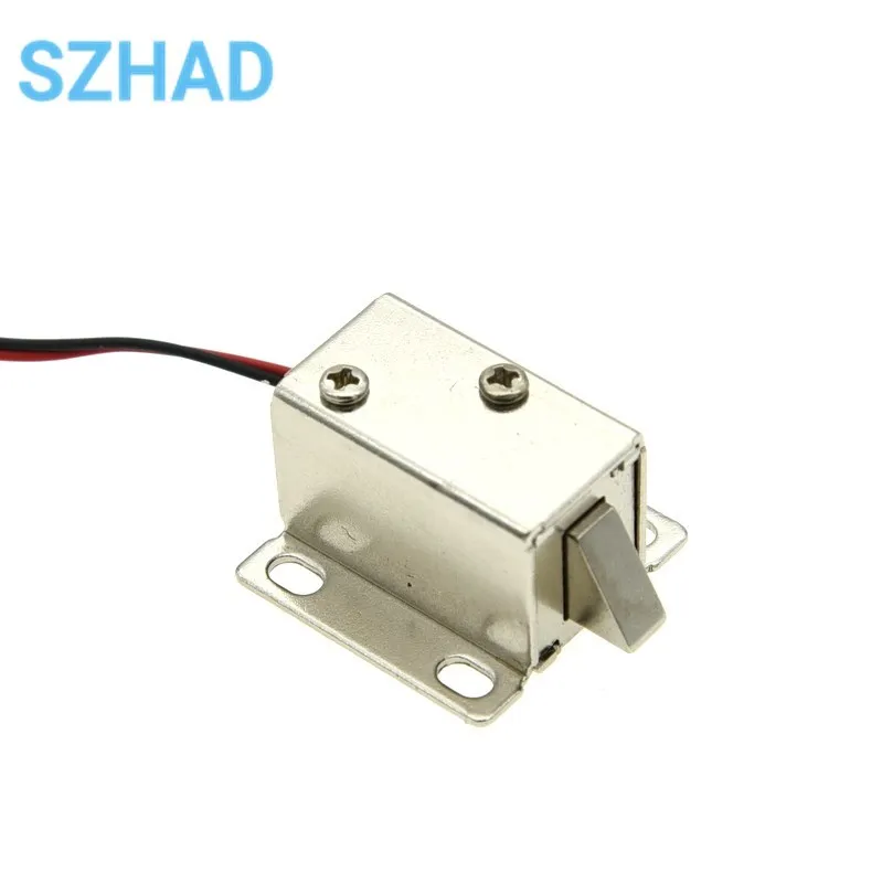 2728 Small electromagnetic lock DC12V mini electric bolt lock Release Assembly Solenoid Access Control Electric lock