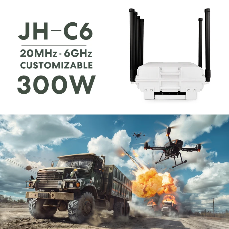 Módulo Anti Drone para Set 20MHz-6G 150W-500W 1-4km, dispositivo de señal, bloque GaN Jume Merer Jame para Minger ing