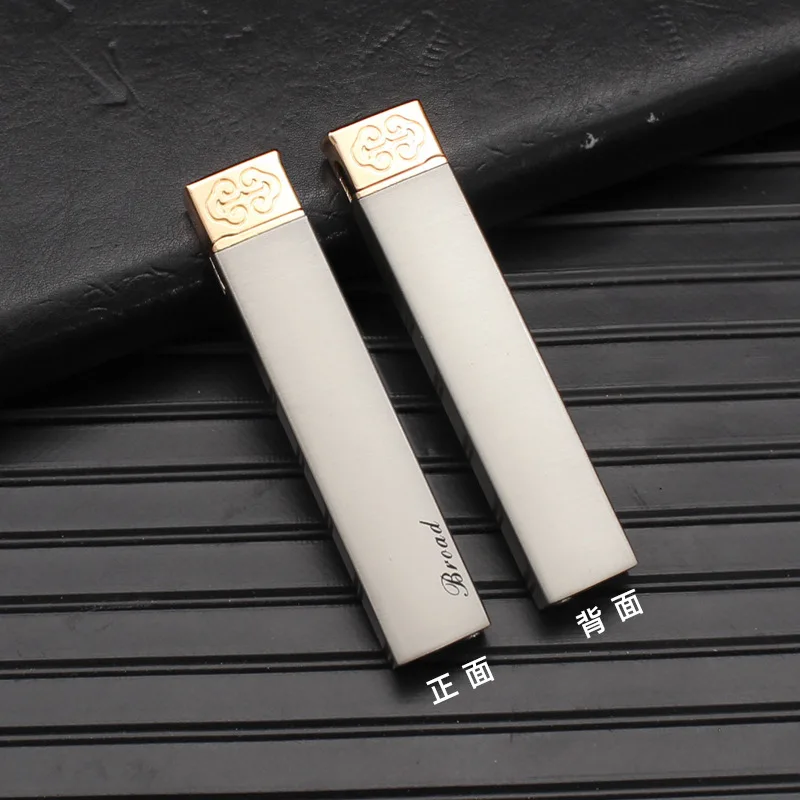 الإبداعية نفخ أخف طويل طحن عجلة لهب مفتوح السجائر التوربينات المعدنية الشعلة المحمولة أخف الرجال هدية