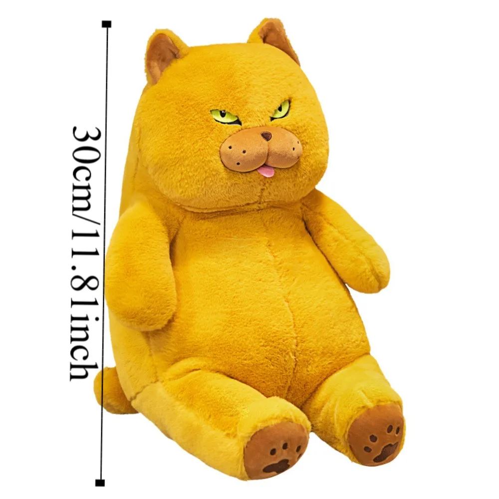Brinquedos de pelúcia fofo britânico shorthair gato pelúcia macio bonito gato boneca de pelúcia dos desenhos animados kawaii gato brinquedo de pelúcia amigos
