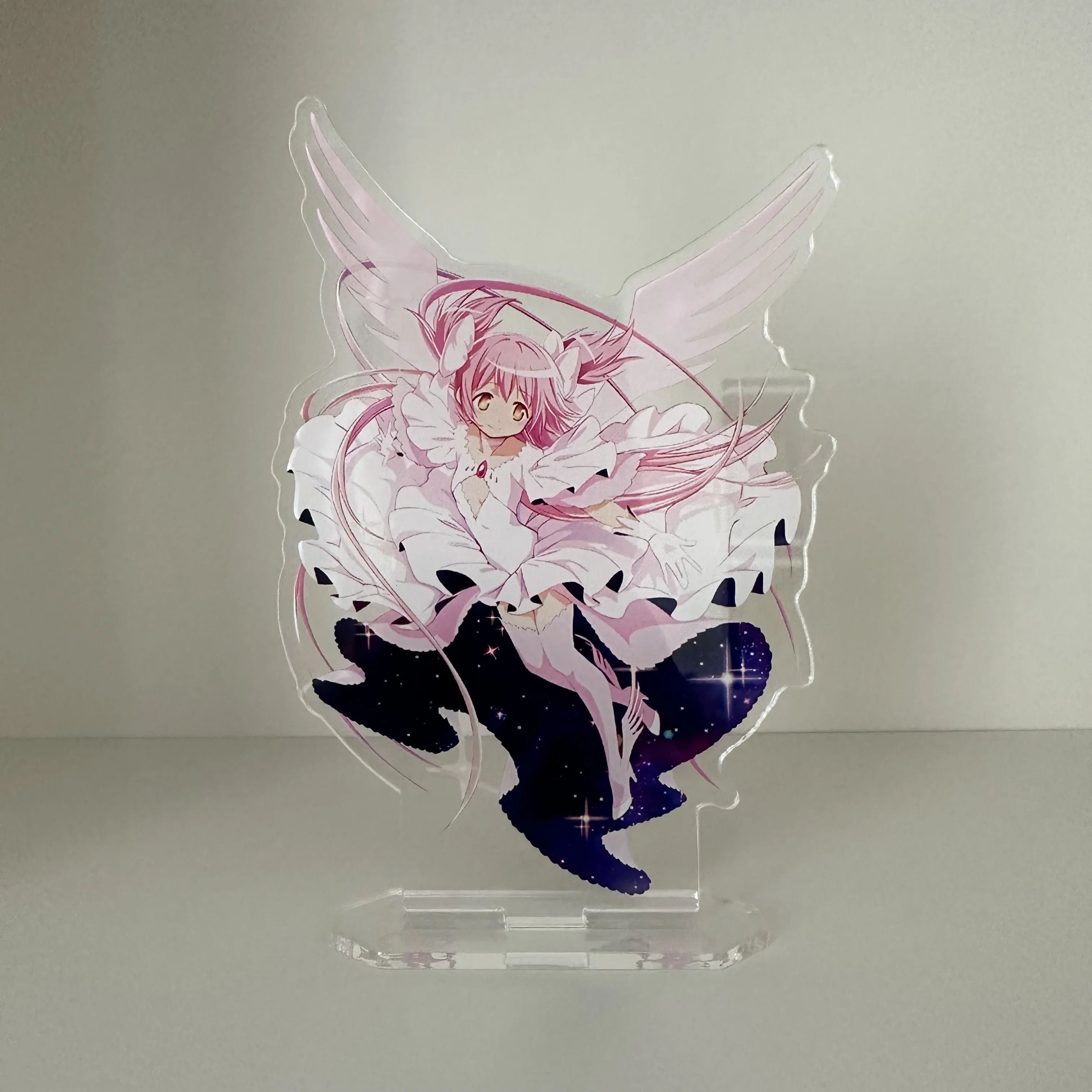 Puella Magi Madoka Magica Anime Figures Kaname Madoka Akemi Homura Cosplay Acrylic Standing Sign Model Cute Fans Birthday Gift