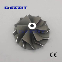 K03 41/54mm 6+6 Turbo Compressor Wheel Turbocharger parts 53039700106 B7 C6 2.0T BPJ