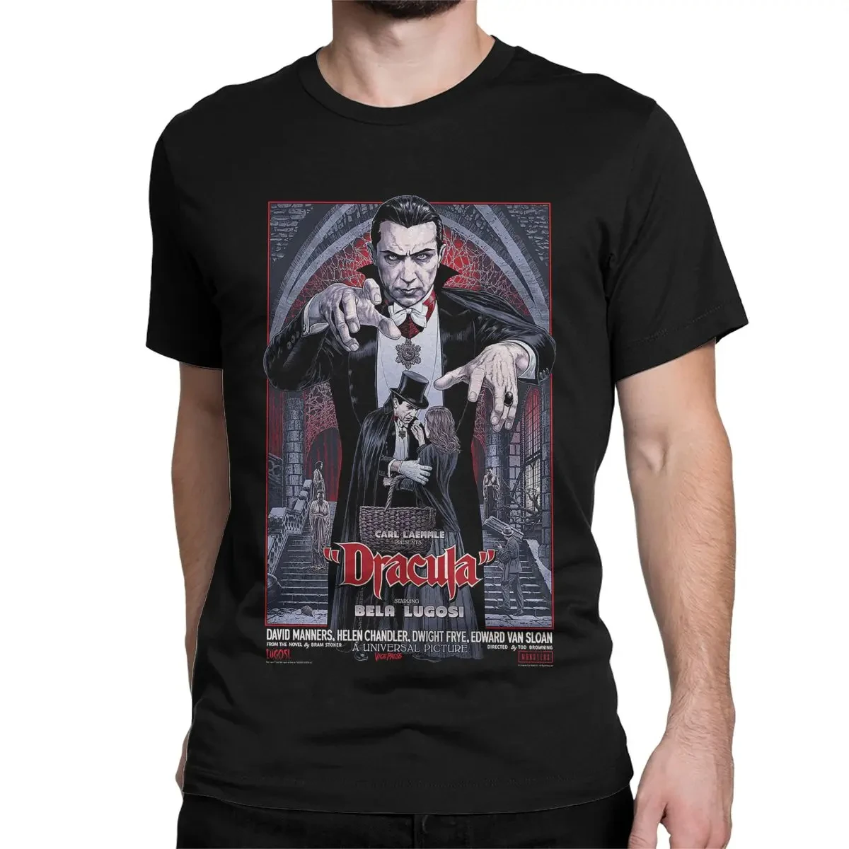 Horror Of Dracula 3 T-Shirt Men Women Horror of Dracula 100% Cotton Tee Shirt Crewneck Short Sleeve T Shirt Gift Idea Clothes