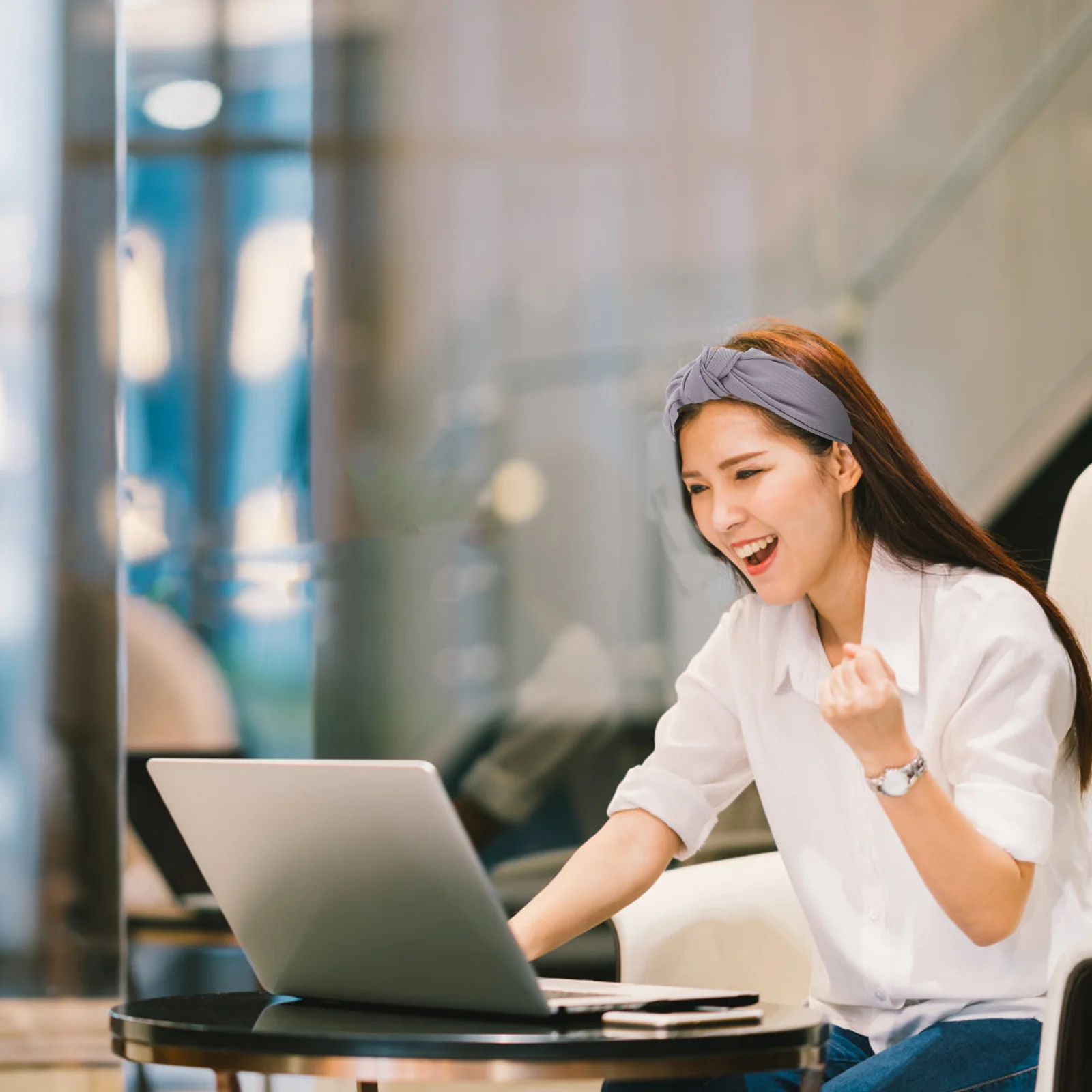 

6Pcs Bow Knot Hairbands Simple Style Hair Tying Tools for Women Daily Home Party Use Comfortable Durable