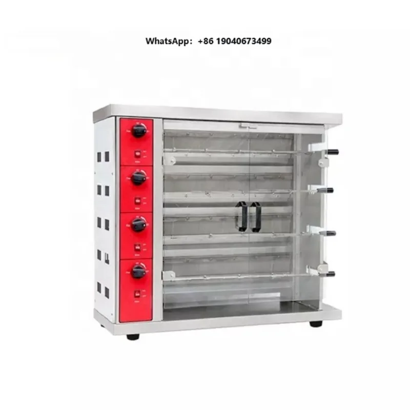 Hot Sale Commercial Equipment Large Stainless Steel Chicken Bbq Grill Machine Rotisserie FWX