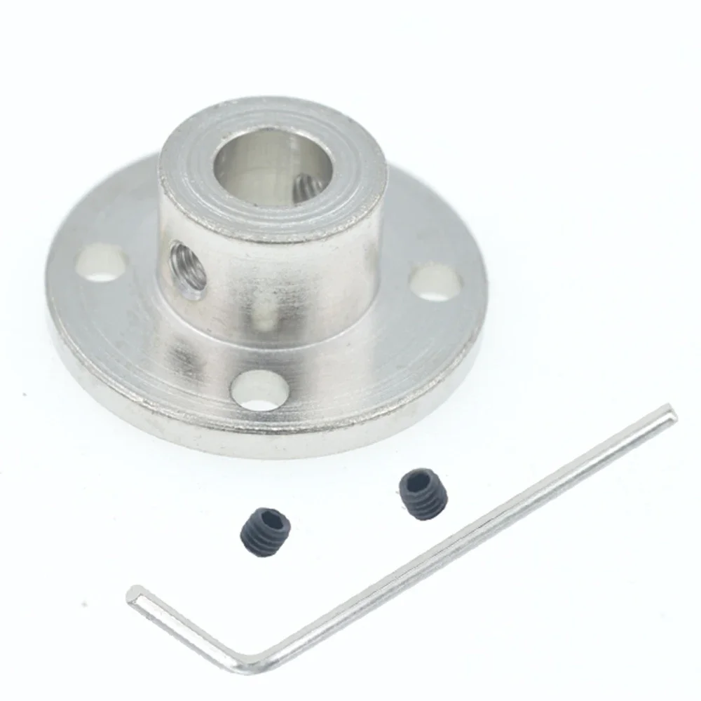 3mm 3.17mm 4mm 5mm 6mm 6.35mm 7mm 8mm 10mm 11mm 12mm Rigid Flange Coupling Motor Guide Shaft Coupler Motor Support Connector