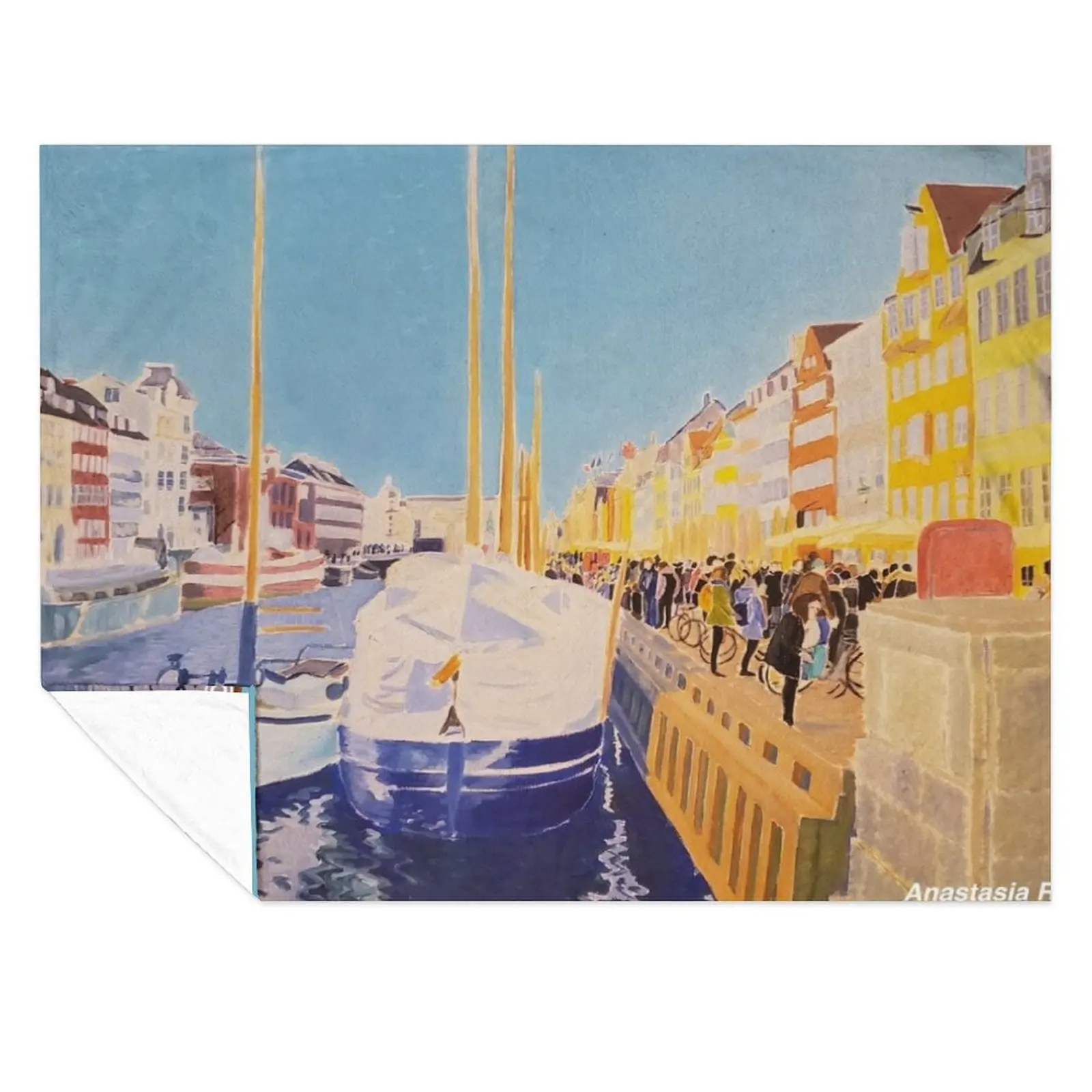 Одеяло «Солнечный свет в Копенгаген», мягкие кровати, декоративные кровати, мягкие плюшевые клетчатые очень большие пледы