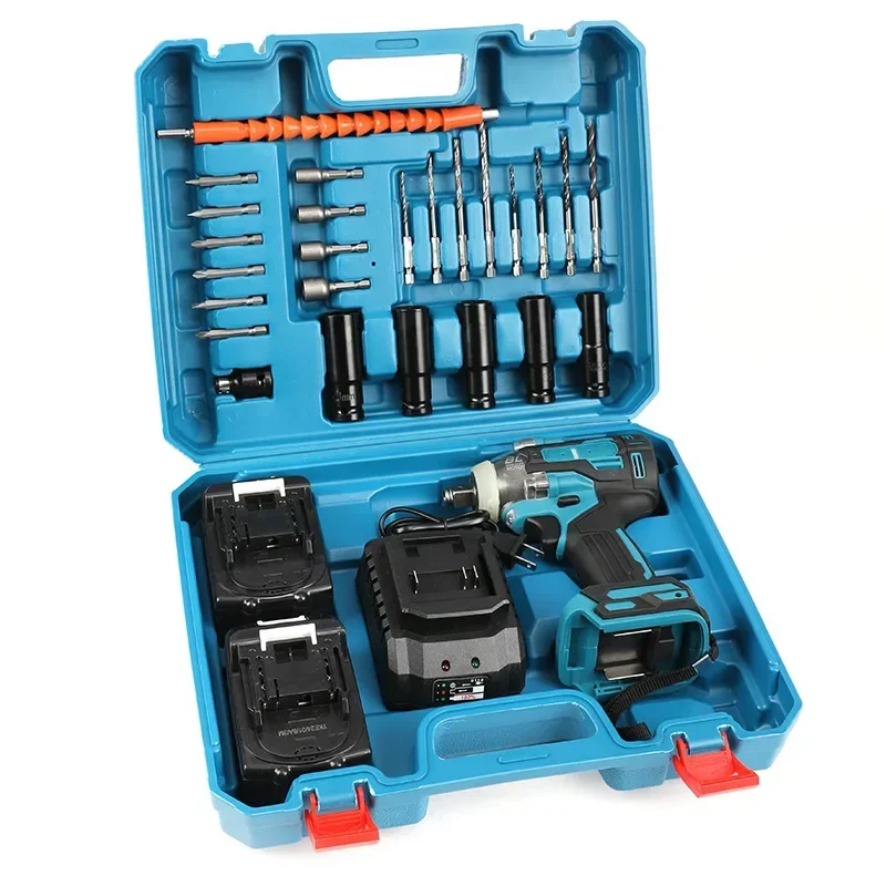 Electric Tool Kit 285 Model 300 Dual-Purpose Electric Wrench Sets of Box Lithium Electric Gun Wrench