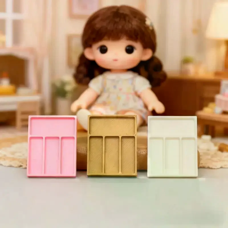 

1 Set Doll House Kitchen Supplies Utensils Accessories 1:12 Dollhouse Mini Knife Fork Spoon Clips Tableware With Storage Box