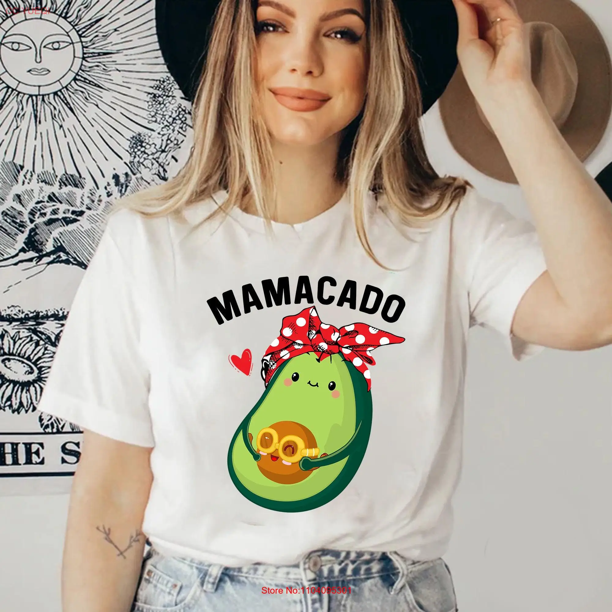 Mamacado T Shirt Pregnancy Maternity Pregnant for Mom Mothers Day New Life Avocado long or short sleeves