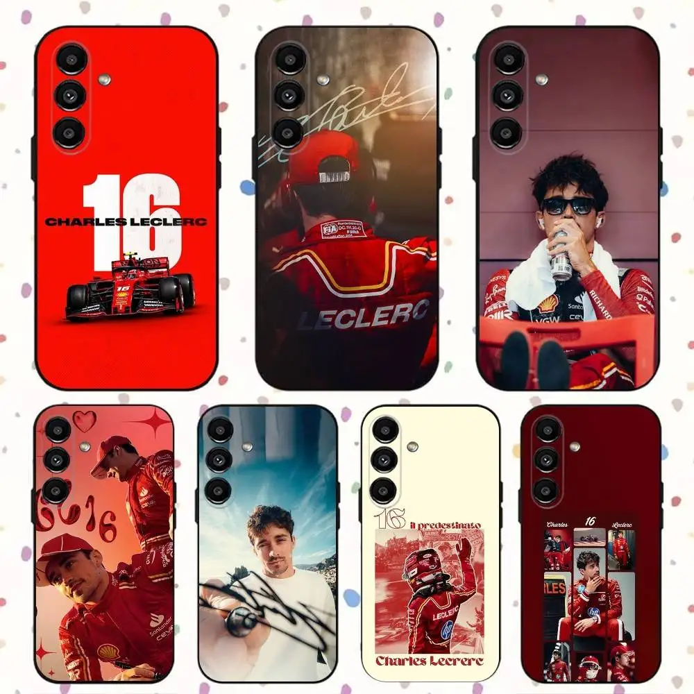 

Charles Leclerc Phone Case For Samsung S24,S21,S22,S23,S30,Ultra,S20,Plus,Fe,Lite,Note,10,9,5G Black Soft Cover