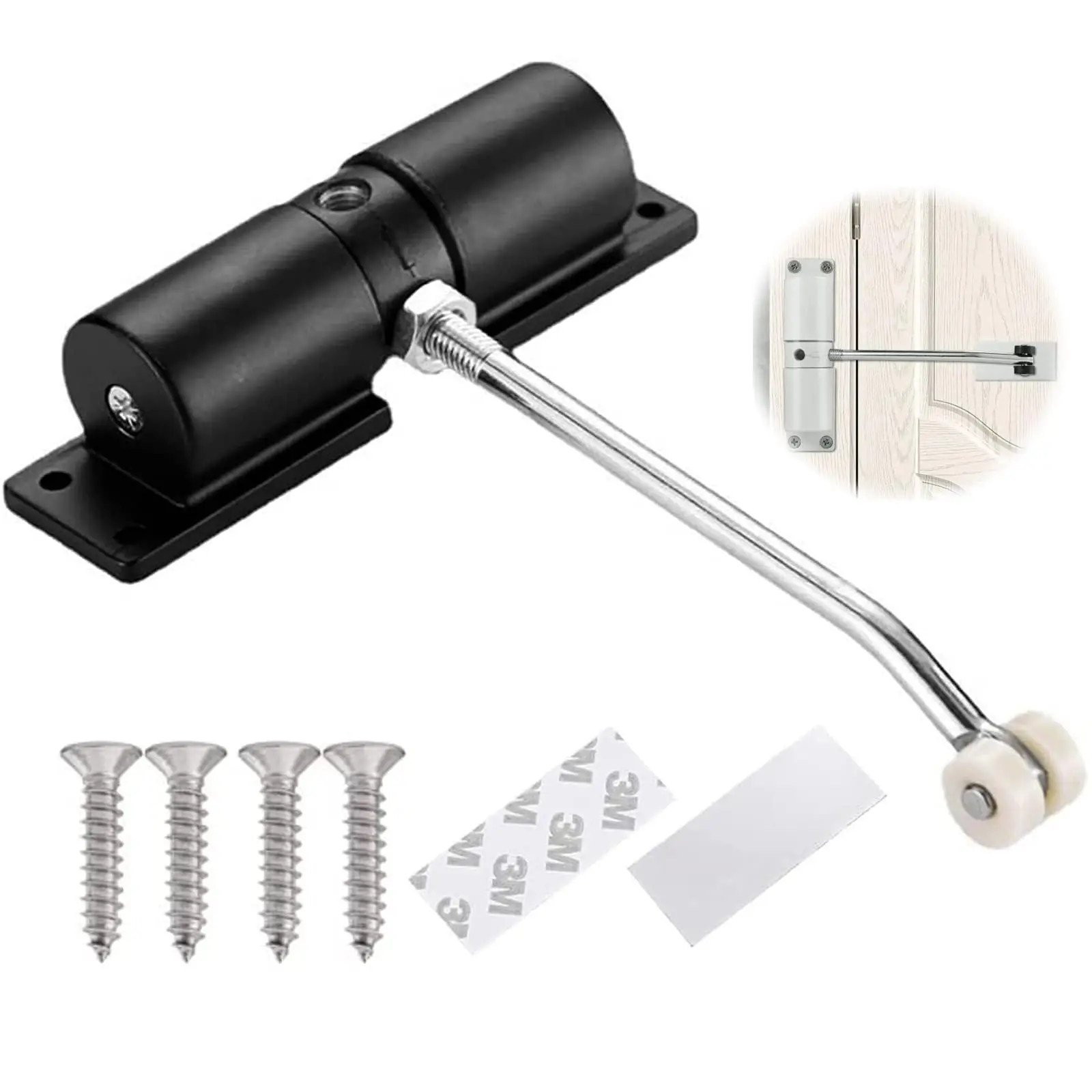 

Automatic Door Closer Spring Door Closer Wide Application High Performance Easy To Install for Hotel Home