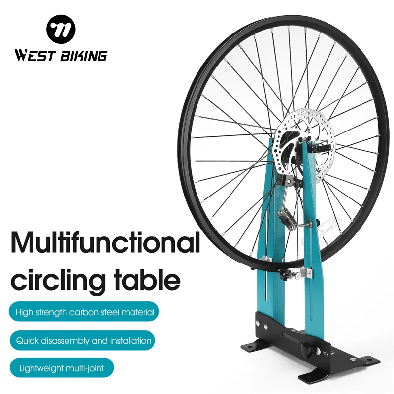 WEST BIKING Wheel Truing Stand 29in Bike Wheel Calibration Stand Truing Stand Bicycle Wheel Truning Rims Correction Stand