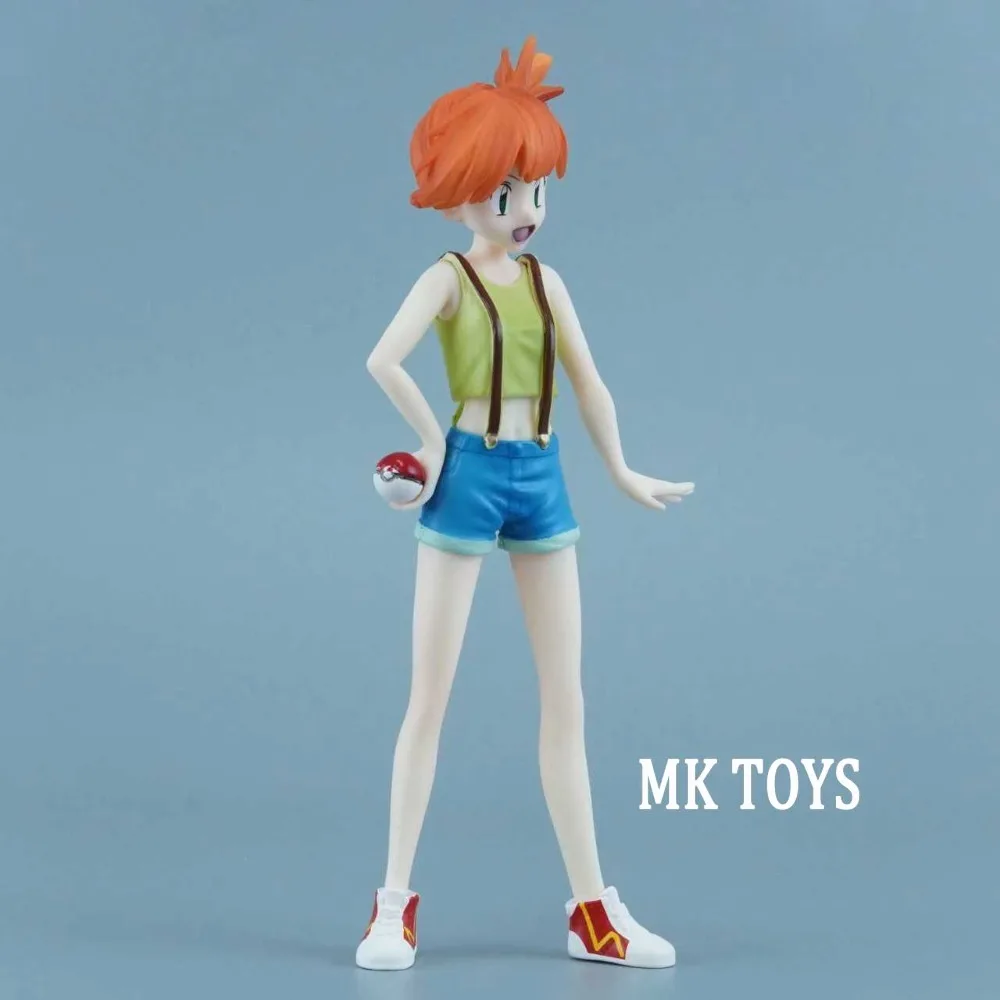 Anime Pokemen Figure Ash Ketchum Misty Brock Action Figures Pvc Statue Desktop Ornamen Collection Model Toys Gifts 13-15cm view 5