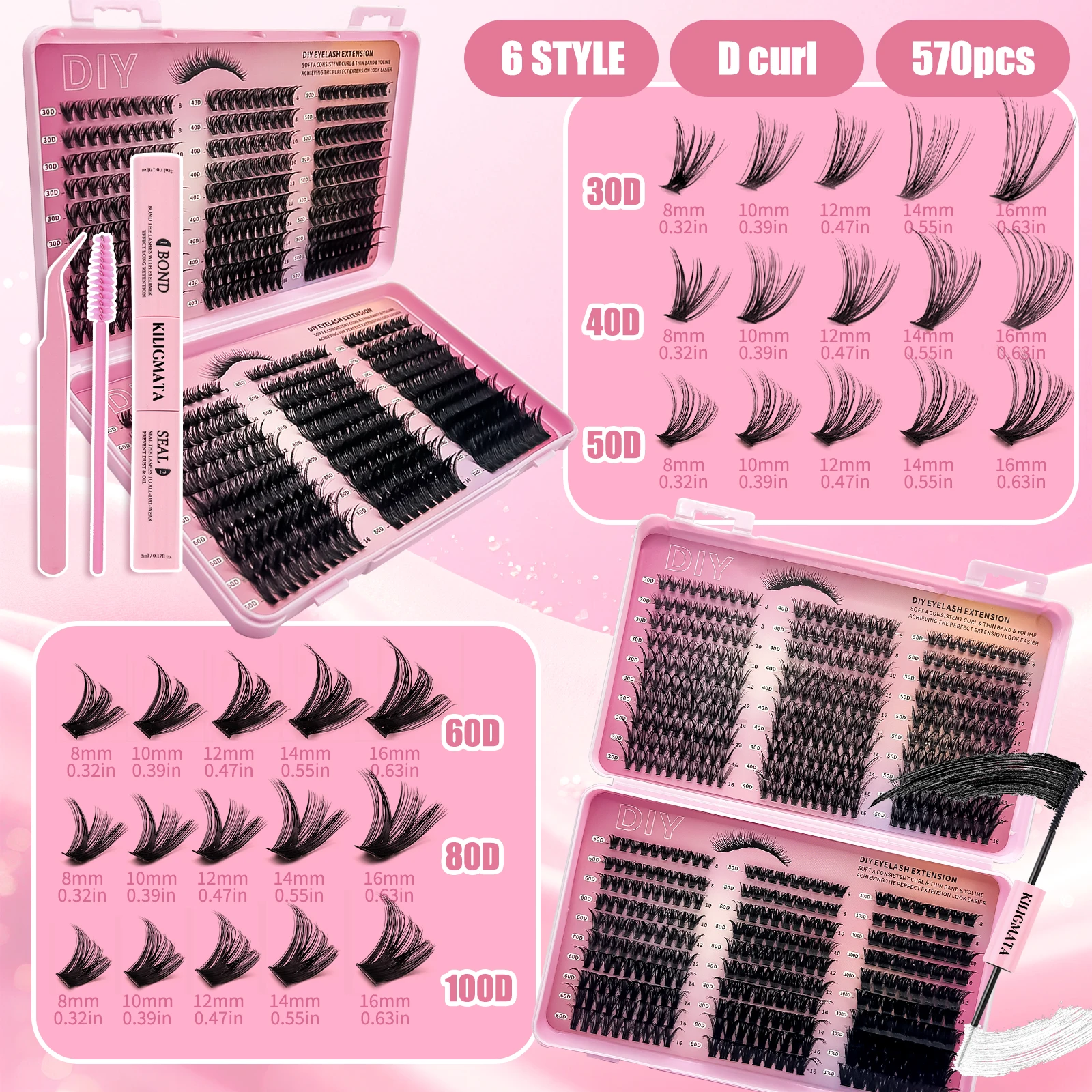 600pcs Ekstensi Bulu Mata Indi - Eyelash Extension Equipment ulasan dan harga
