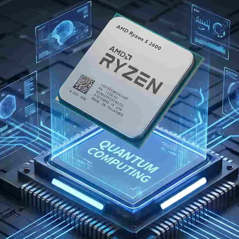 

AMD Ryzen 5 2600 R5 2600 AM4 Socket CPU 12nm Manufacturing Process 6 Core 12 Thread 16MB Cache Budget Desktop Processor