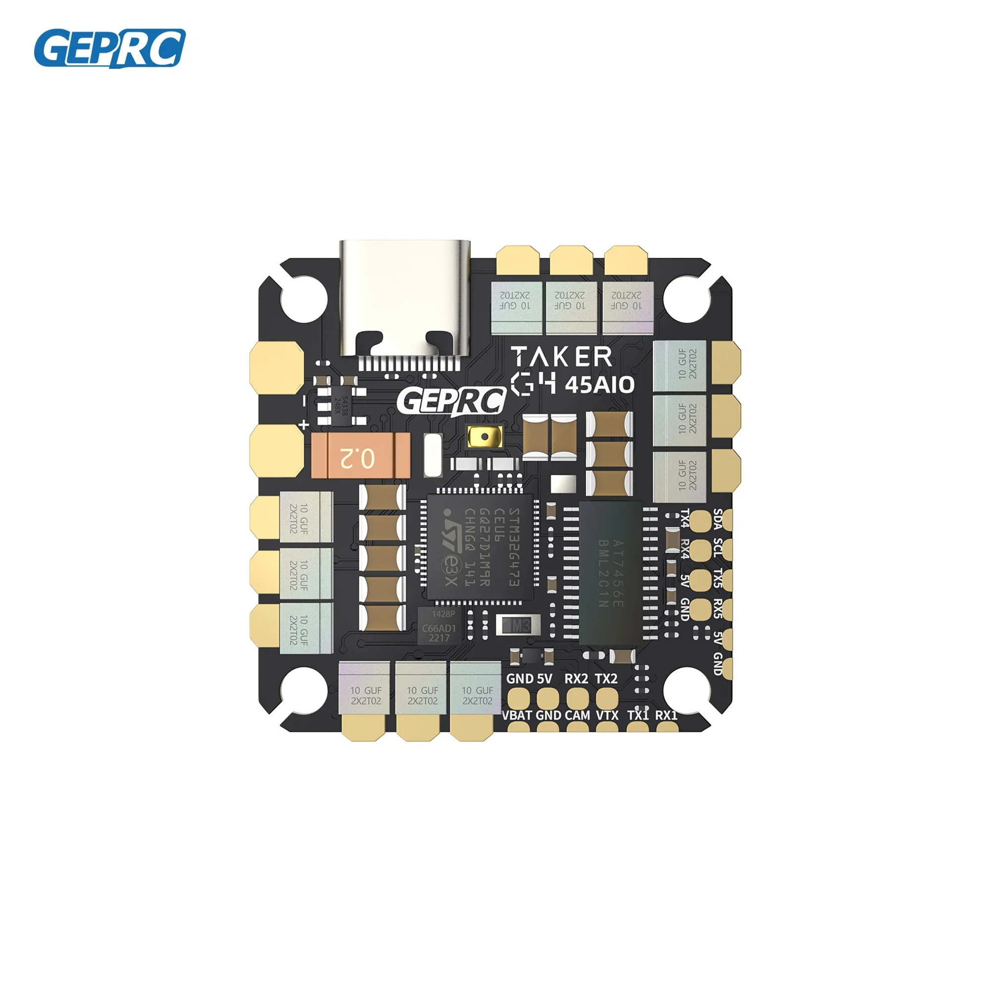 

GEPRC TAKER G4 35A 45A AIO Baro OSD G473 Flight Controller BLHELIS 45A ESC FET Directly 2-6S for FPV Freestyle Cinewhoop