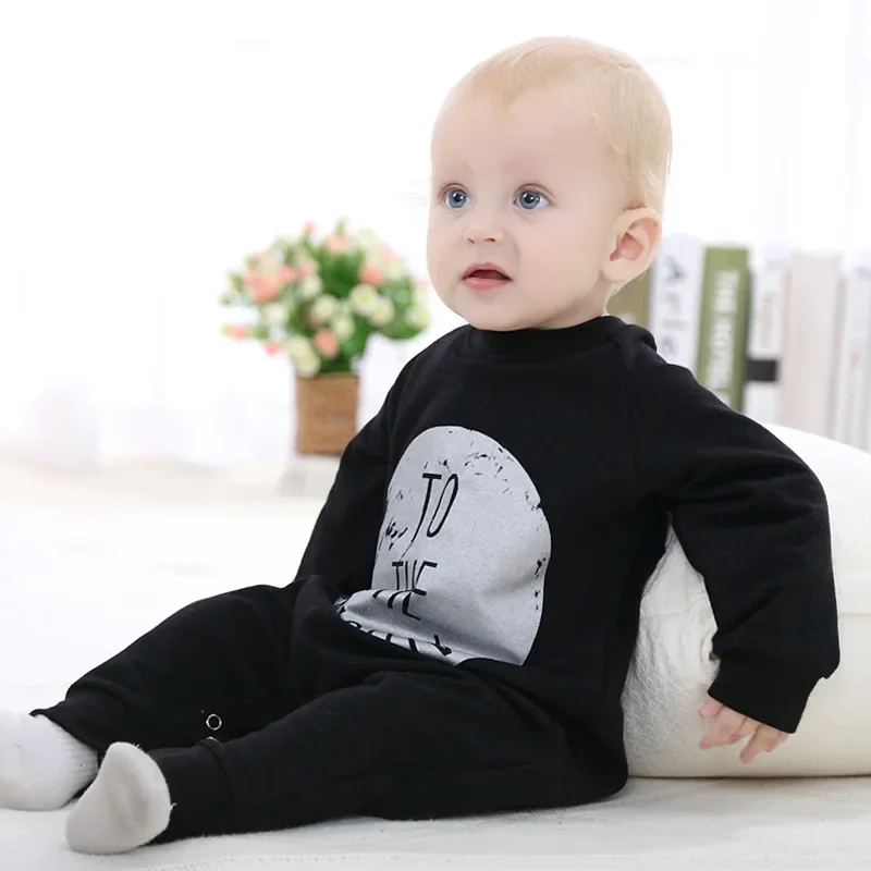 Dropshipping Baby Clothes Winter Romper Cotton Newborn Baby Boy Warm Jumpsuit Autumn Overalls Children\'s Clothing For Boys Baby