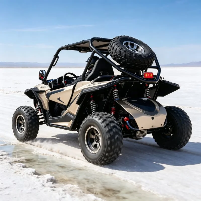 680cc 4x4 All Terrain Vehicle Beach Buggy Four Seater Utility Quad Cargo Racks For Farm Ranch Heavy Load Transport Customized