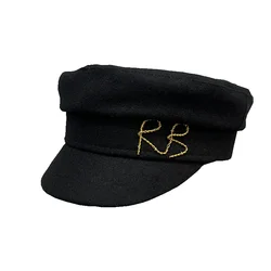 2022 new arrival women's visors Monogram-embellished Baker Boy Cap