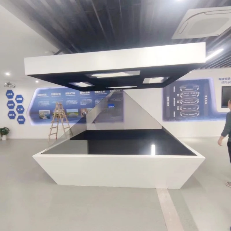 Голографический песочный стол с поворотом на 360 градусов, 3D стереоскопический проекционный песочный стол, голографический шкаф