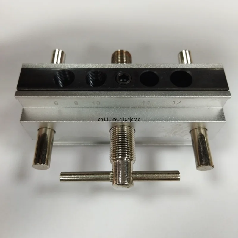 For Alloy Steel Woodworking Drill Locator Straight Hole Drilling Auxiliary Guide Metric Imperial Wood Punch Positioning Tool
