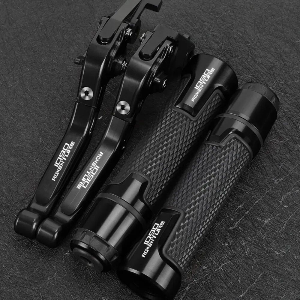 

Motorcycle Accessories FOR 1090 ADVENTURE R 1090 2014-2020 Extendable Brake Clutch Levers Handlebar Grip Handles bar Hand Grips