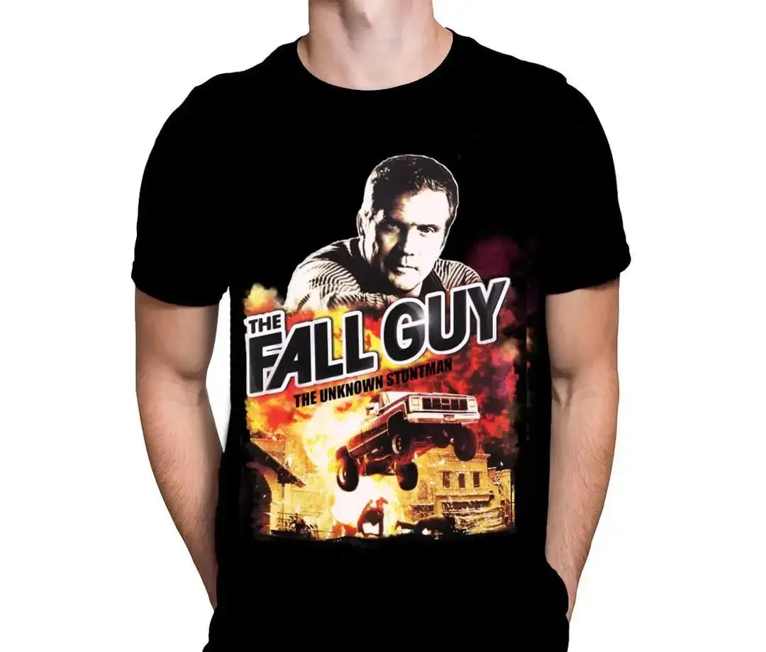 Retro TV Art The Fall Guy 80 s Show T Shirt Lee Majors