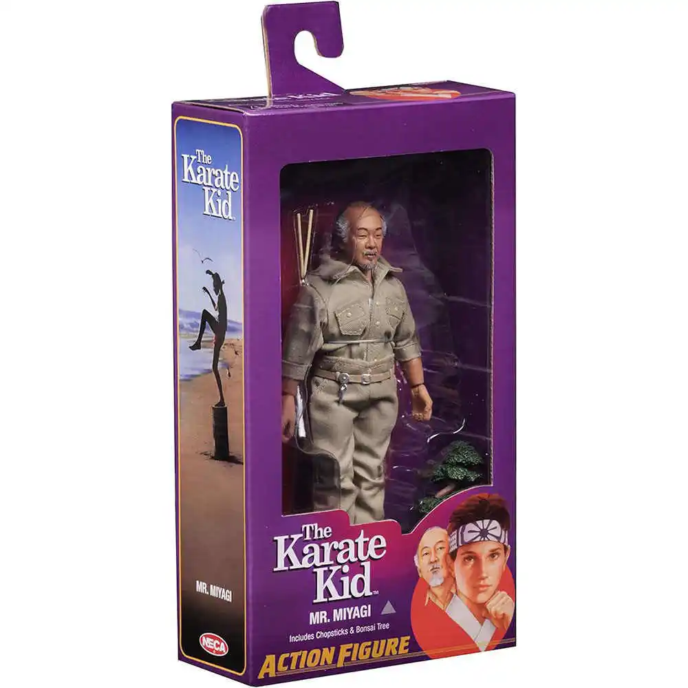 Neca 19103 The Karate Kid Mr.Miyagi Action Fiugre Includes