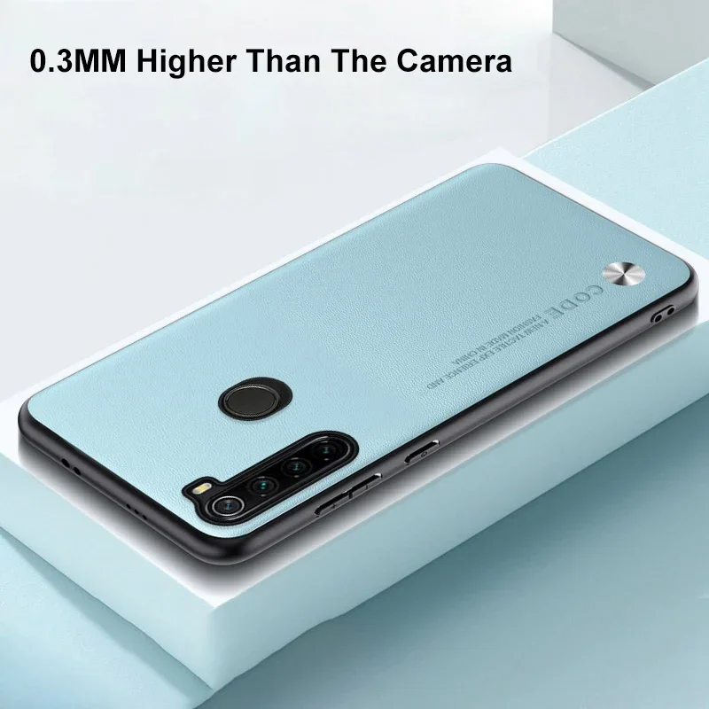 Custodia in pelle PU di lusso per Xiaomi Redmi Note 8 8 T 8 T Cover posteriore custodia protettiva in Silicone opaco per Redmi Note 8 Pro 8Pro