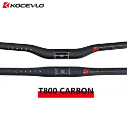 MTB Ultralight Carbon Fiber Bicycle Handlebar,Mountain Carbon Bike Steering Wheel, Gravel Bike Handlebar,31.8-700/720/740mm