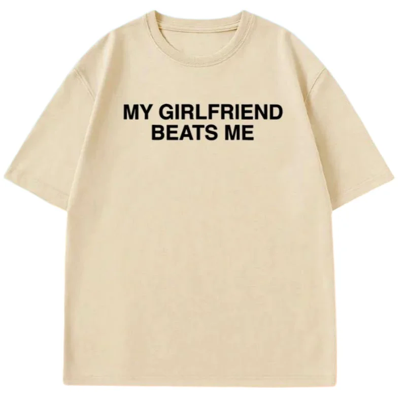 صديقتي يدقني الرجال تي شيرت كل موسم تخفيف زوجين الملابس Crewneck قصيرة الأكمام مضحك المطبوعة التي شيرت المرأة رجل بلايز