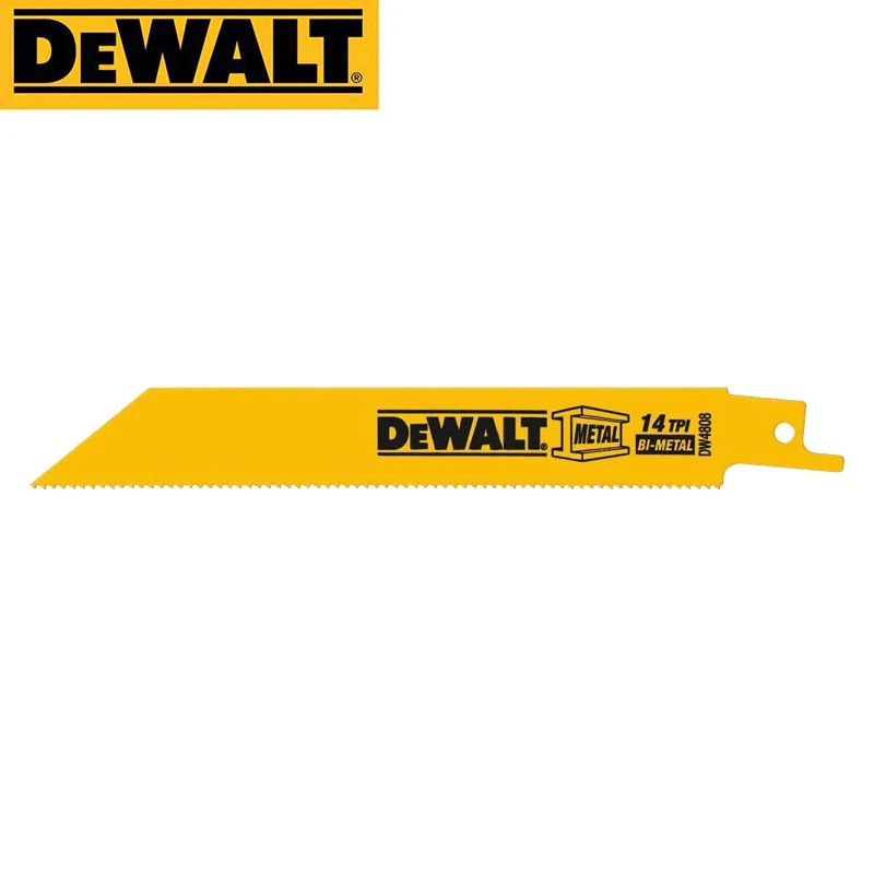 DEWALT DW4808 Metal Cutting Bi-Metal Reciprocating Saw Blades Dewalt Power Tool Accessories For DCS369 DCS386 DCS389 DCS367