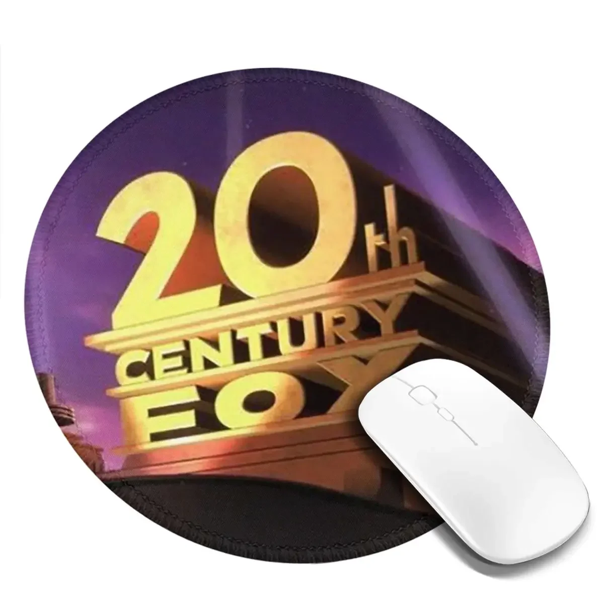 Century Fox Round Mouse Pad Computer Keyboard Mouse Mat Gamer Laptop Desk Mat Office Table Mats