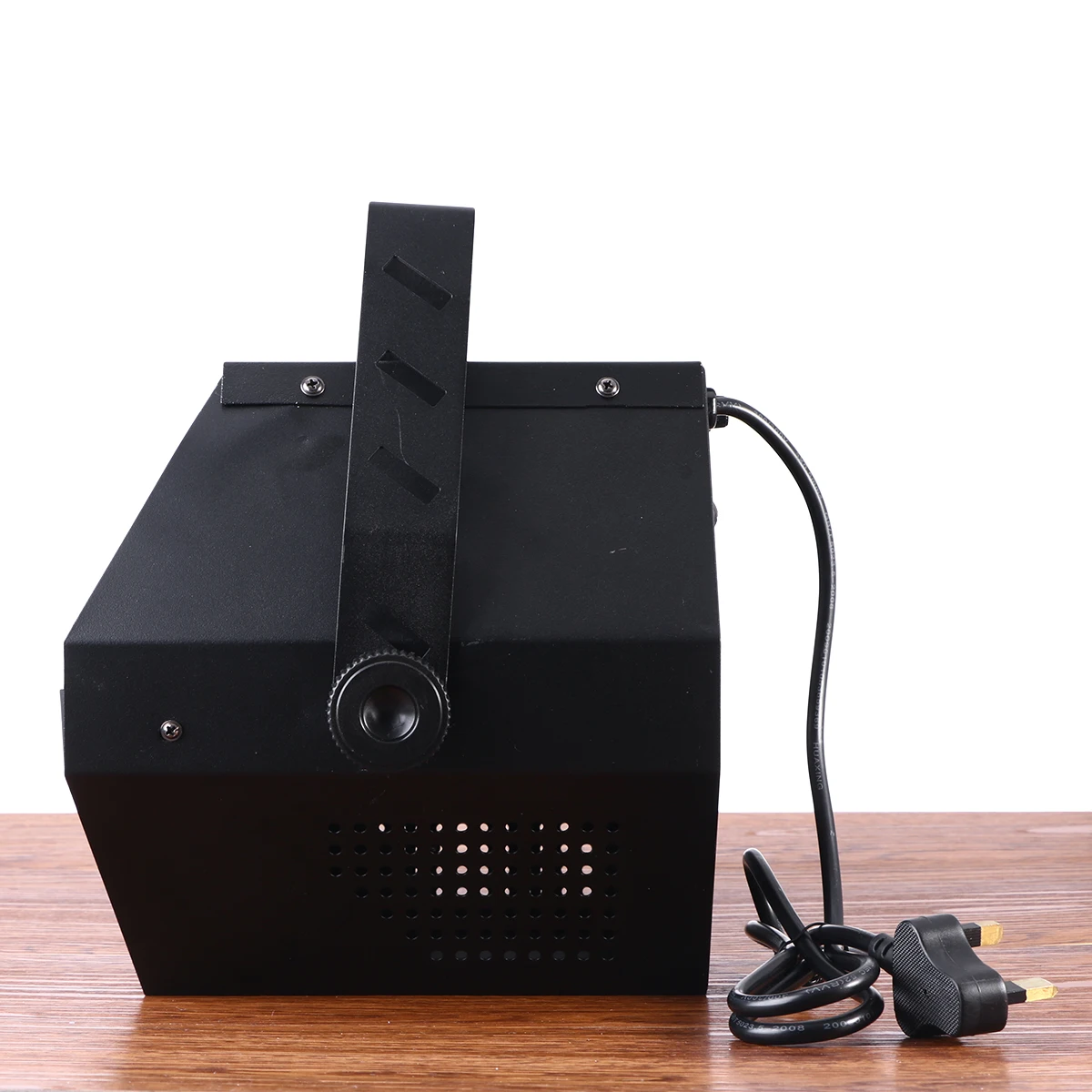Máquina de burbujas, soplador eléctrico automático para niños, fiestas, bodas, Discos, Spa negro, portátil, ligero, de Metal, silencioso