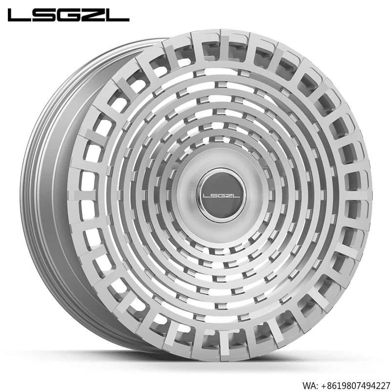 

LSGZL Forged Alloy Spoke Wire Chrome Wheel Deep Dish 15-28 Inch 5x114.3 5x120 5x112 Rim New Car Rims for C8 for for