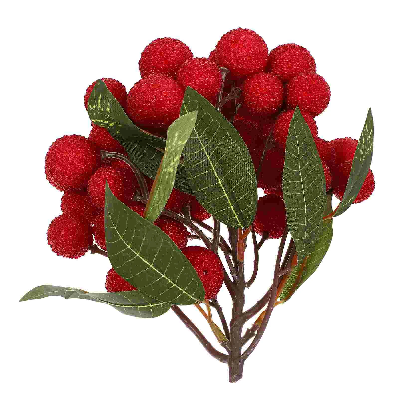 Simulated Bayberry String False Waxberry Ornament Decor Fruit Model Plastic Artificial