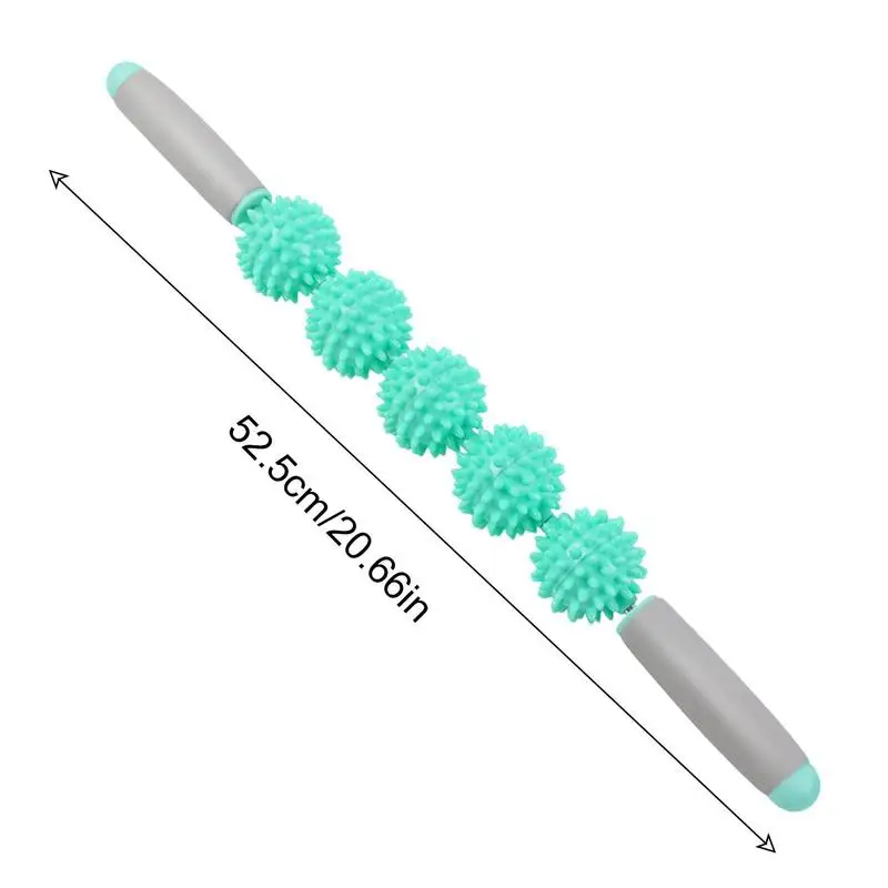 Muscle Relaxation Rod Roller Yoga Massage Stick Male And Female Spike Hedgehog Ball Massage Stick