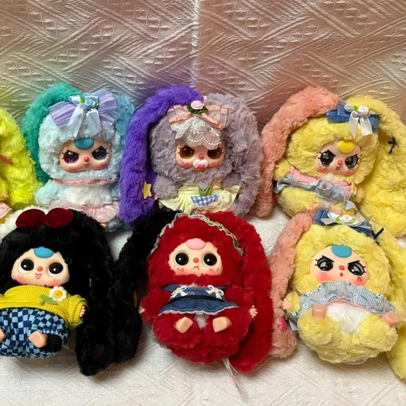 

Baby Three Lily Rabbit Town V4 Blind Box Cute Anime Doll Mystery Box Surprise Bag Vinyl Face Pendant Collect Keychain Toys Gifts