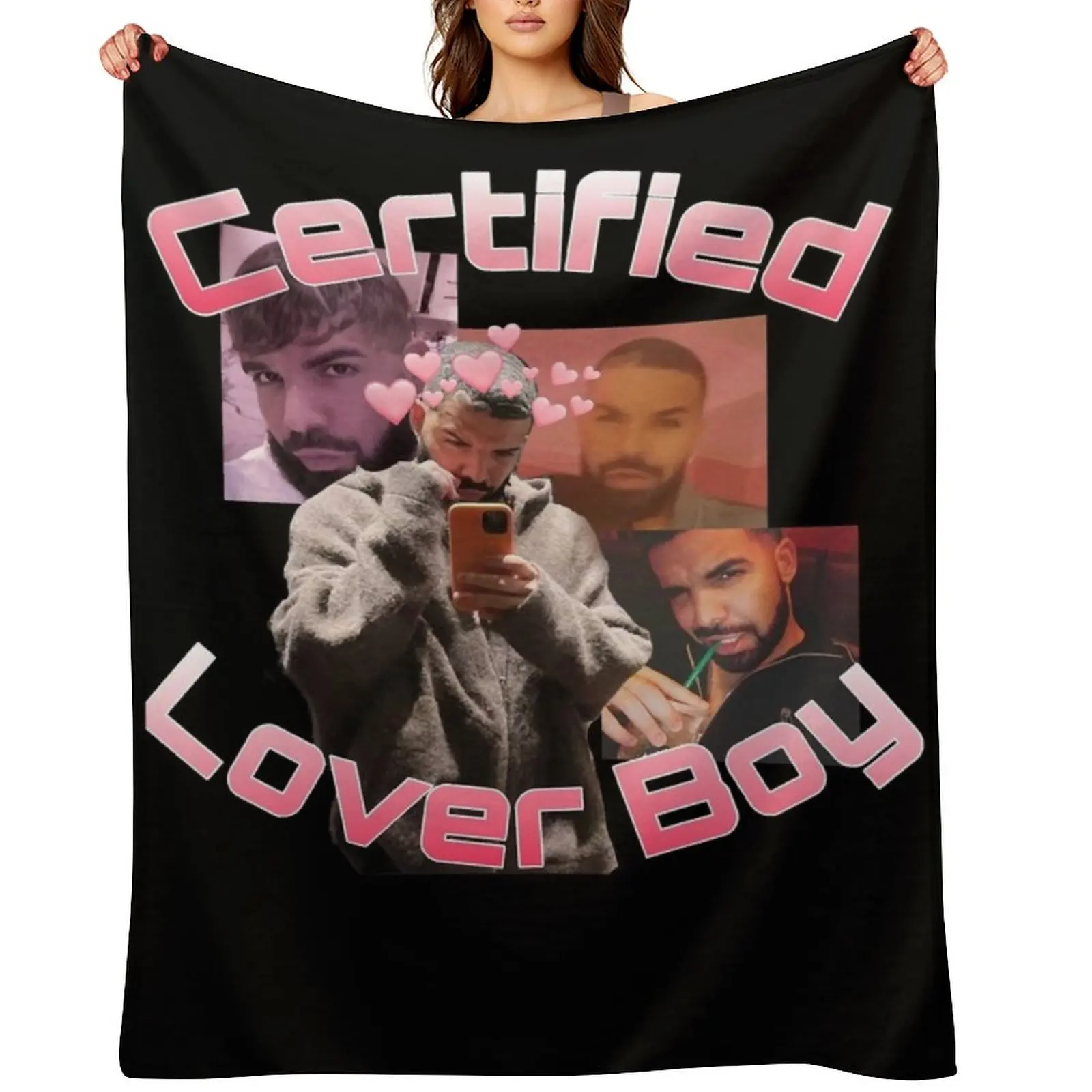 

Certified Lover Boy BBL Drake Throw Blanket Large Decorative Sofas Sleeping Bag Thermals For Travel Blankets
