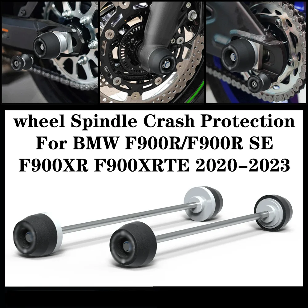 

Motorcycle Wheel Spindle Protector Rear Front Axle Fork Crash Slider For BMW F900R / F900R SE / F900XR / F900XR TE 2020-2023