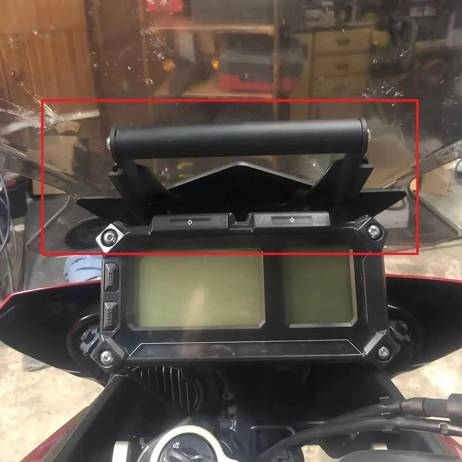 Durable Iron Phone Mount Support Balance Bar Extender Navigation Holder for Yamaha MT 09 Tracer FJ 09