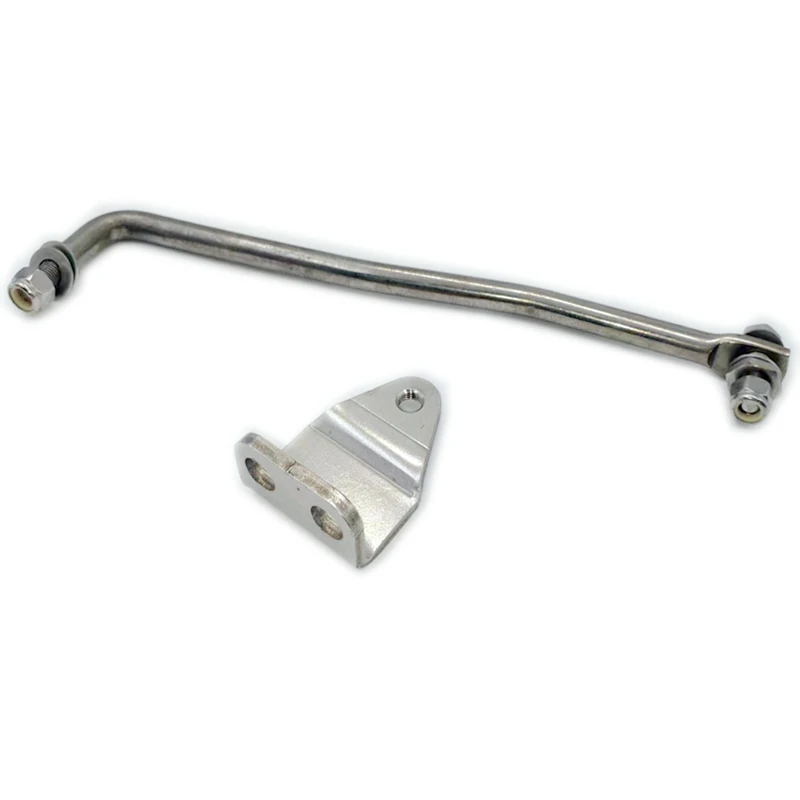 For Yamaha Outboard 2T 30HP 40HP 60HP 85HP 689-61350-02 689-48511-01 65W-61350-00 65W-48511-00 Steering Guide Rod and Hook