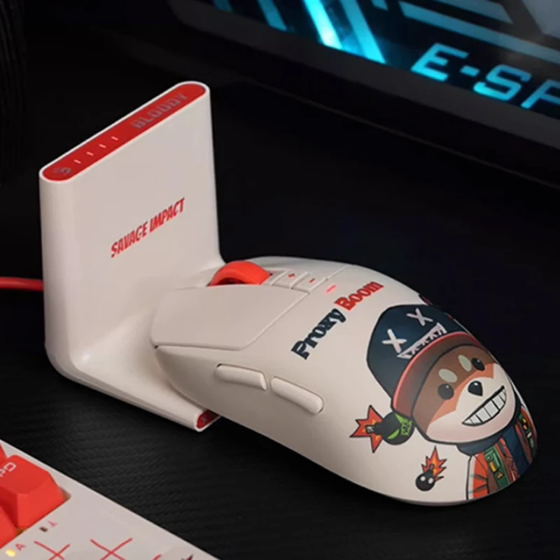 

A4tech Bloody Savage Impact R72pro Duo Wireless Dual-Model Paw3395 Sensor Lightweight Laptop E-Sports Gaming Mouse Gamer Gifts